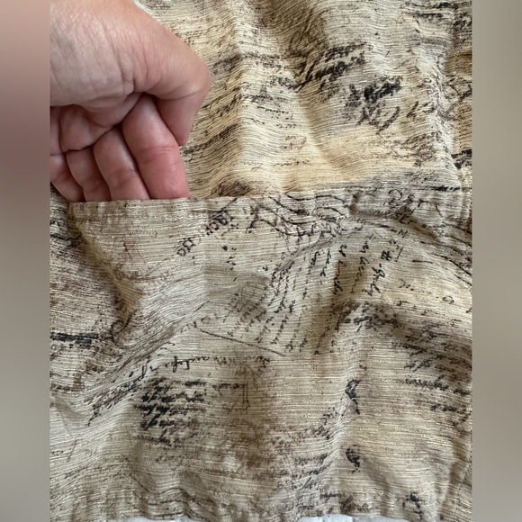 CHICOS DESIGN Post Card Print Blouse size 3/ large - Picture 4 of 7